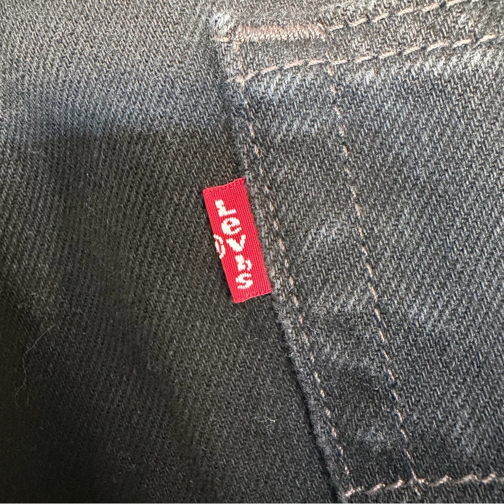 Levi’s 550 Jeans Mens 34x34 Black Relaxed Fit Tapered Leg Denim - Picture 5 of 11